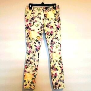 Floral Skinny Pants Naf Naf